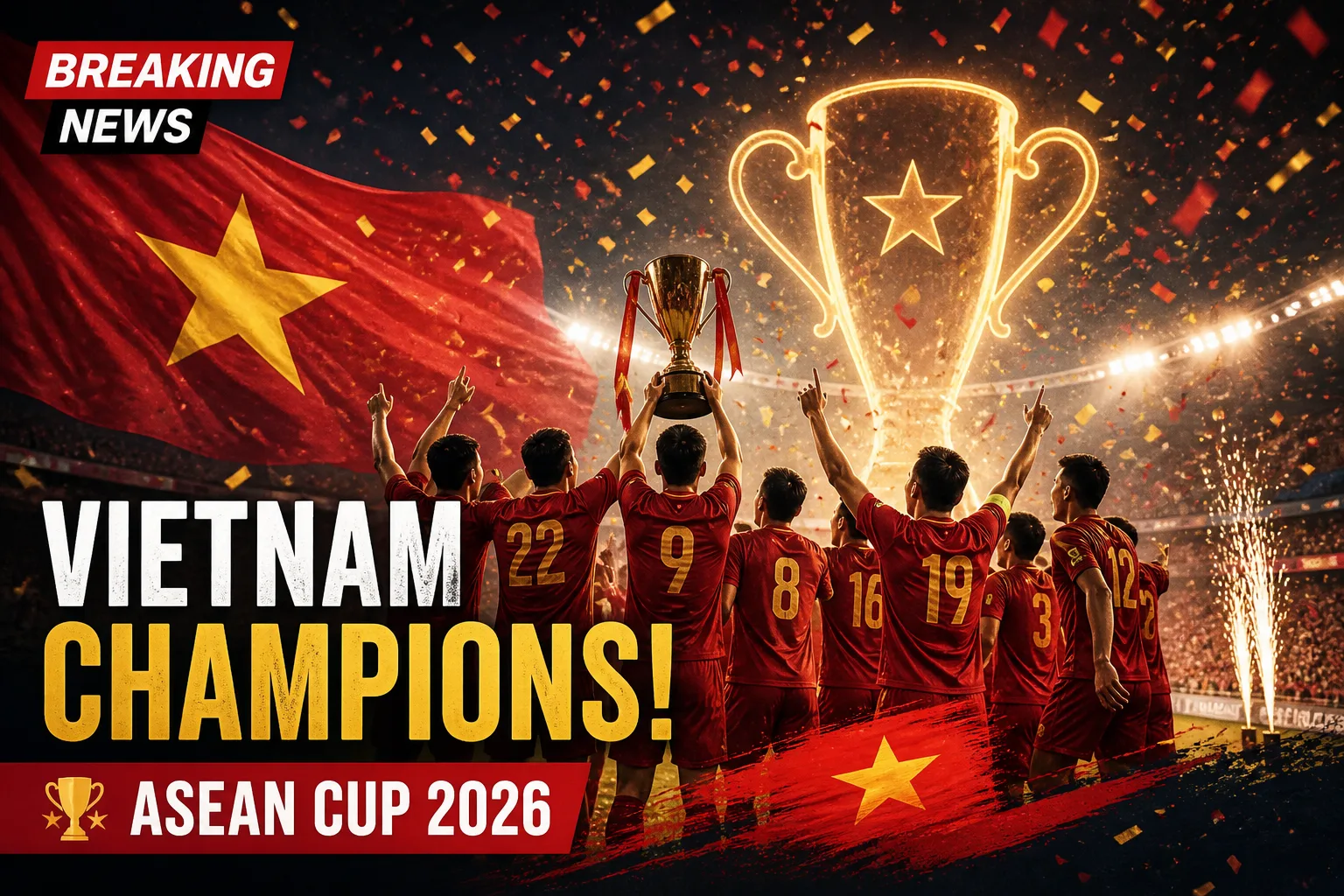 Đội Tuyển Việt Nam Vô Địch ASEAN Cup 2026 – Tổng Kết Chung Kết Với Thái Lan
