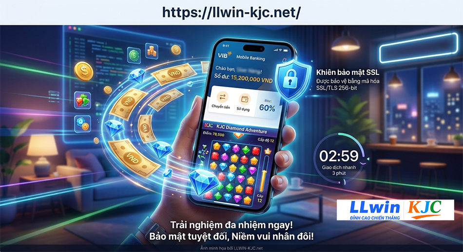 Hướng Dẫn Nạp - Rút Tiền LLWIN KJC An Toàn, Siêu Tốc Trong 3 Phút