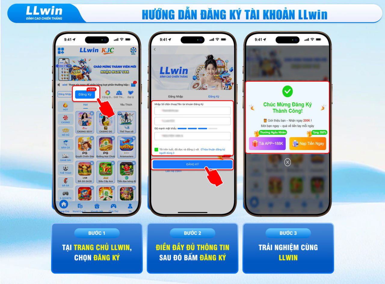 llwin đăng ký