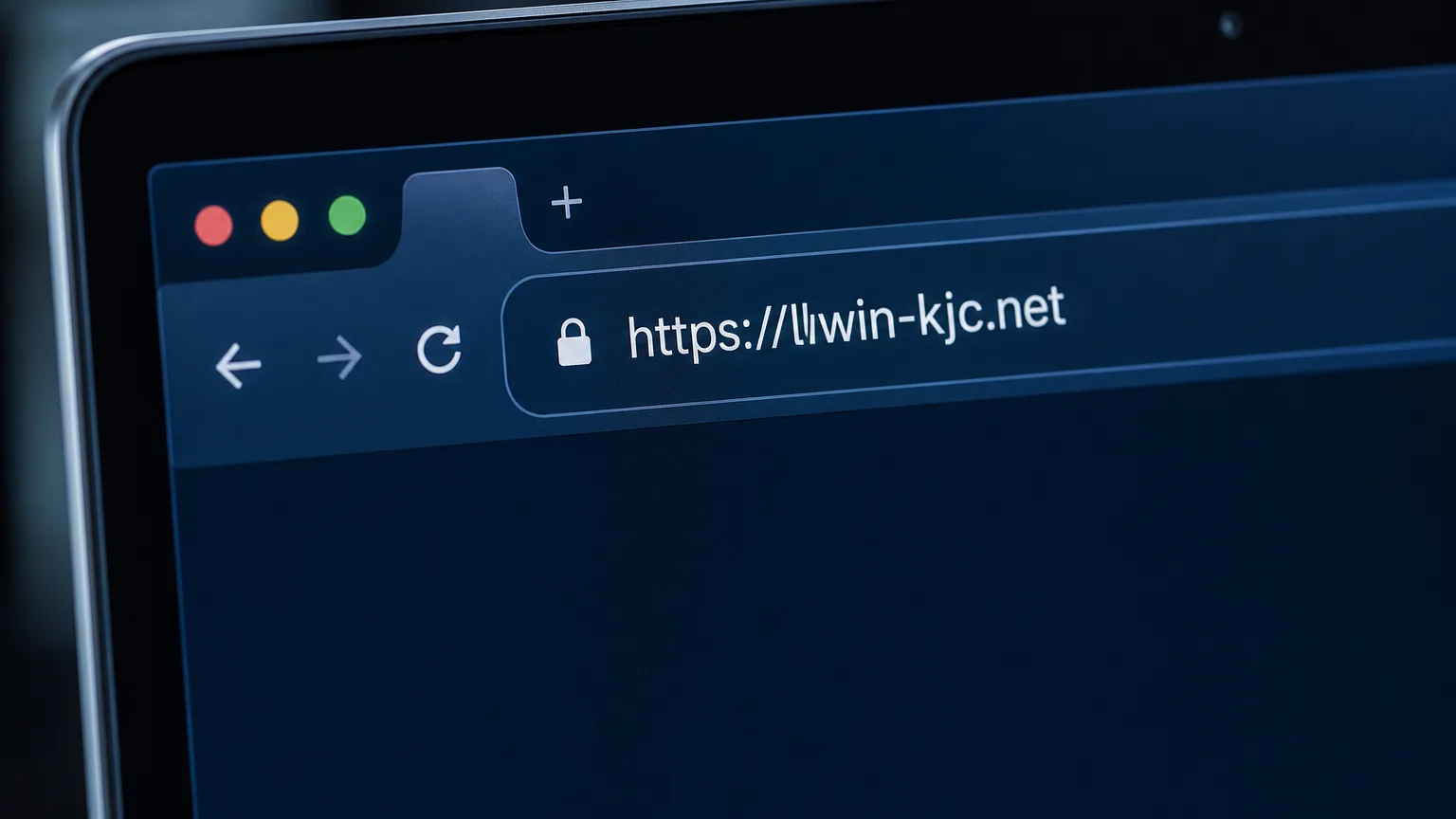 Thanh địa chỉ trình duyệt HTTPS llwin-kjc.net — domain chính thức LLwin KJC